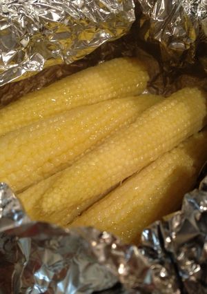 ヤングコーンのホイル焼き-レシピのメイン写真
