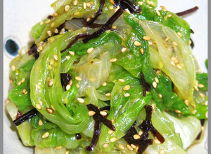 レタスを丸々1個食べちゃえ！塩昆布和えだ-レシピのメイン写真