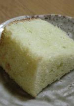 ◆ホットケーキミックス抹茶ヨーグルトシフォンケーキ◆-レシピのメイン写真