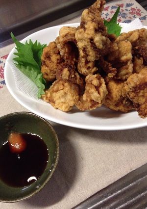 カスべ(エイヒレ)の唐揚げ-レシピのメイン写真