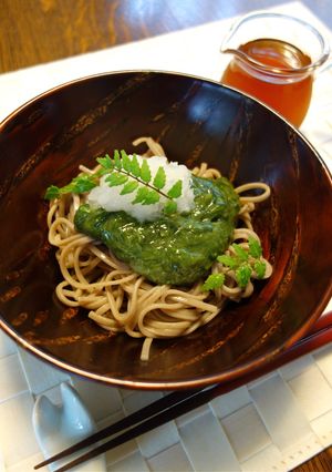 初夏のご馳走♡わらび叩きそば-レシピのメイン写真