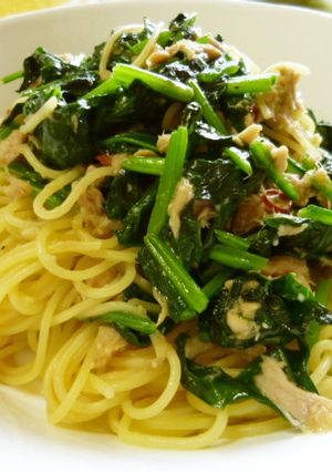 ランチに☆ツナとほうれん草のパスタ-レシピのメイン写真