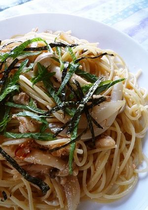 ✿きのことたらこのピリ辛和風パスタ✿-レシピのメイン写真