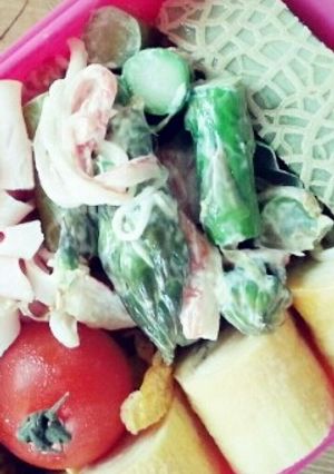 アスパラとカニカマで和風マヨサラダ-レシピのメイン写真