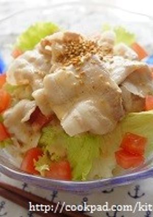 夏のランチに♪豚しゃぶサラダそうめん-レシピのメイン写真