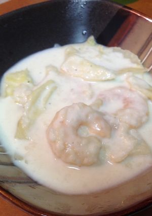 エビと野菜のクリーム煮-レシピのメイン写真