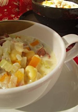 アサリとお豆のスープ-レシピのメイン写真