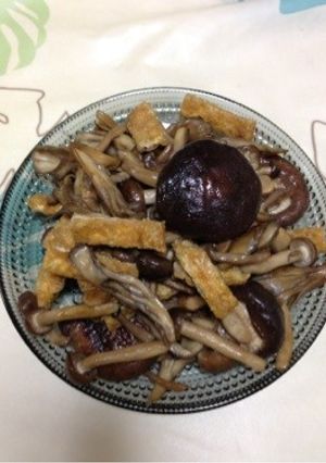 きのことお揚げのバターしょうゆ炒め-レシピのメイン写真