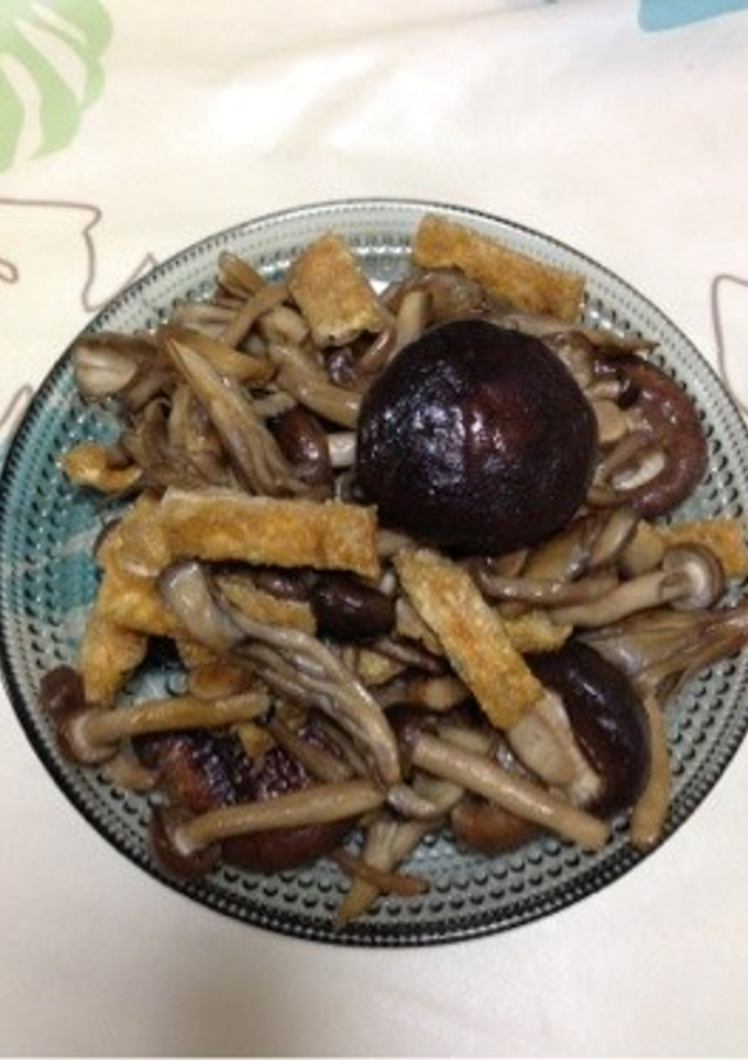 きのことお揚げのバターしょうゆ炒め-レシピのメイン写真