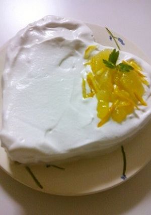 ニューサマーオレンジのレアチーズケーキ-レシピのメイン写真