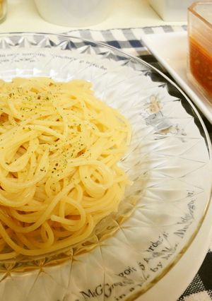*ツナ入りトマトソースでつけパスタ*-レシピのメイン写真