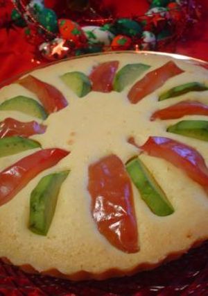 クリスマスカラーでチーズケーキ☆-レシピのメイン写真