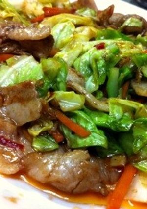 豚肉の辛味噌オイスター(o'ー'o)-レシピのメイン写真