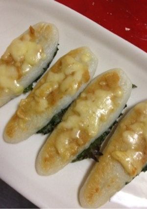 おつまみに！笹かまの味噌チーズ焼き-レシピのメイン写真
