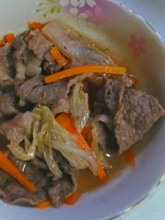 牛肉白菜くたくた煮-レシピのメイン写真