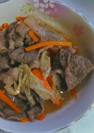 牛肉白菜くたくた煮-レシピのメイン写真