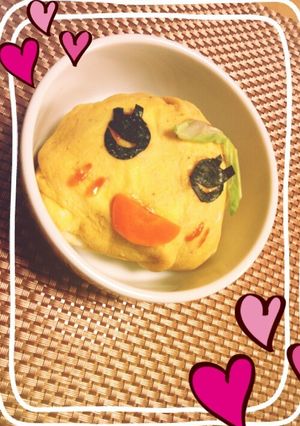 キャラ弁☆オムライスふなっしー♪-レシピのメイン写真