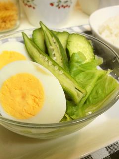 *茹で卵とオクラのサラダ*-レシピのメイン写真