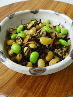 常備菜♪ひじき・豚肉・大豆の煮物-レシピのメイン写真