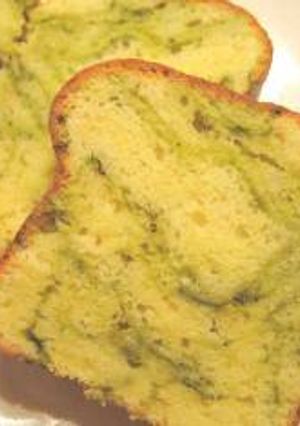 チーズパウンドケーキ~抹茶マーブル~-レシピのメイン写真