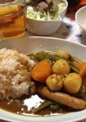 和風さくらカレー-レシピのメイン写真