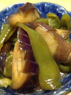なすとピーマンの炒め煮-レシピのメイン写真
