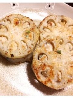 大葉風味!れんこんのはさみ焼き-レシピのメイン写真