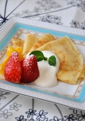 中学生でも出来る、簡単クレープ♡-レシピのメイン写真