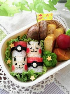 簡単☆キャラ弁♪ピカチュウ弁当-レシピのメイン写真