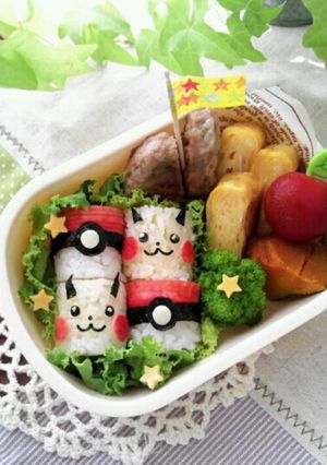 簡単☆キャラ弁♪ピカチュウ弁当-レシピのメイン写真