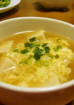 ふんわり～♪高野豆腐の卵スープ-レシピのメイン写真