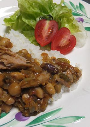 ツナと豆のキーマカレー風-レシピのメイン写真