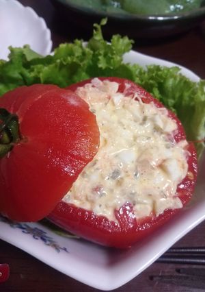 まるごと！トマトのカップサラダ-レシピのメイン写真