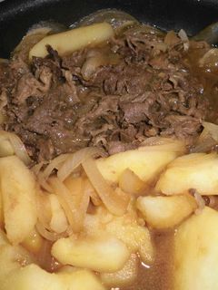 フライパンで作る肉じゃが風煮-レシピのメイン写真