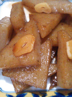 こんにゃくのにんにく醤油煮-レシピのメイン写真