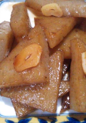 こんにゃくのにんにく醤油煮-レシピのメイン写真