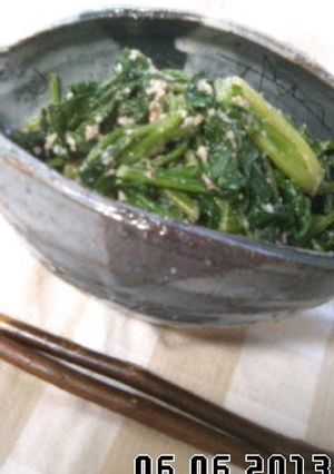 ほうれん草のクルミあえ-レシピのメイン写真
