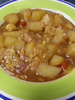 鶏肉と野菜の煮物卵とじ-レシピのメイン写真