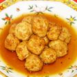 鶏だんごの甘酢だれ★これがミートボールよ