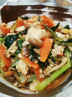 小松菜と豆腐の炒り煮-レシピのメイン写真