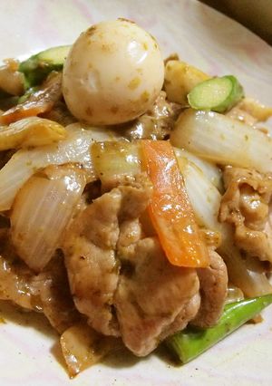 マヨ海苔の豚肉アスパラ炒め-レシピのメイン写真