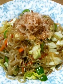俺流!ダイエット♪しらたきソース焼きそば-レシピのメイン写真