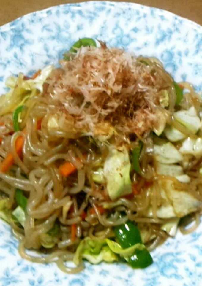 俺流！ダイエット♪しらたきソース焼きそば-レシピのメイン写真