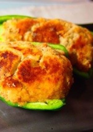 ヘルシー&節約おからでピーマンの肉詰め-レシピのメイン写真