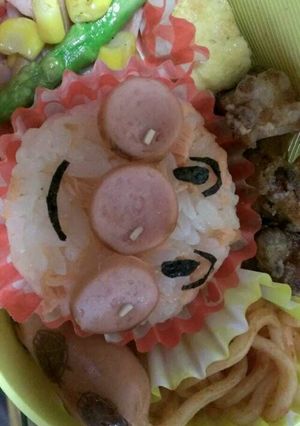 アンパンマン おにぎり-レシピのメイン写真