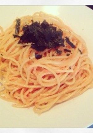 旦那さん絶賛♡おいしい明太子パスタ!!!-レシピのメイン写真