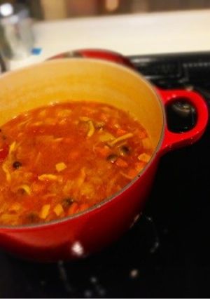 野菜たっぷりミネストローネ-レシピのメイン写真