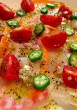 クバレンタインに♬簡単刺身でカルパッチョ-レシピのメイン写真