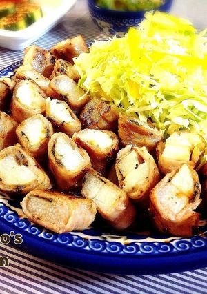 夏バテに！長芋の味噌肉巻き-レシピのメイン写真