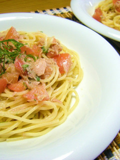 ❤トマトとツナの和風冷製パスタ❤-レシピのメイン写真
